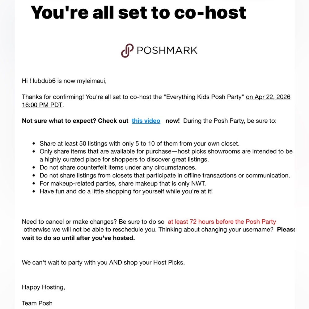 I’m Co-Hosting “Everything Kids Posh Party" on Apr 22, 2026 16:00 PM PDT. - Picture 3 of 9